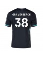 Liverpool Ryan Gravenberch #38 Vieraspaita 2024-25 Lyhythihainen